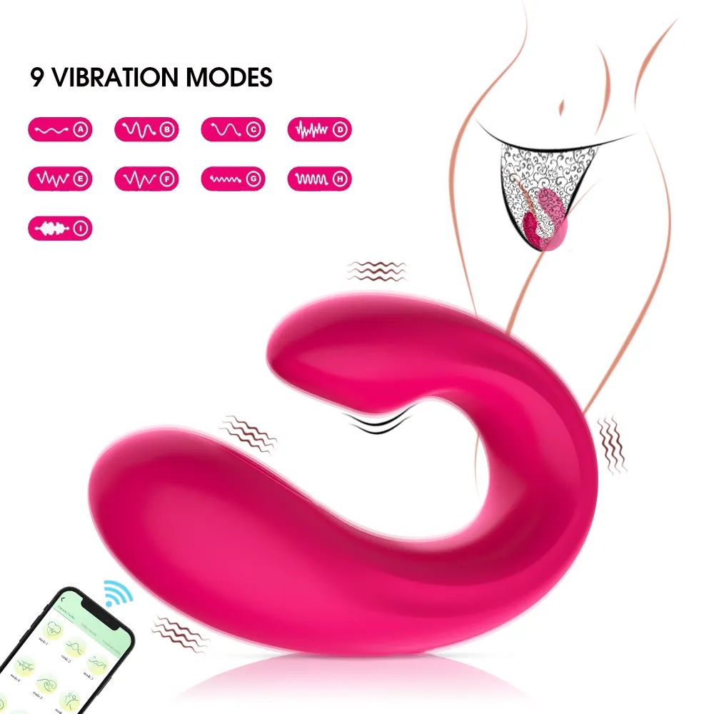 App Control Rechargeable Silicone G-spot Vibrator Liquid Waterproof